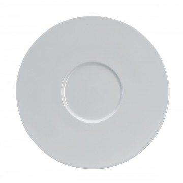 Dinner plate round ivory...