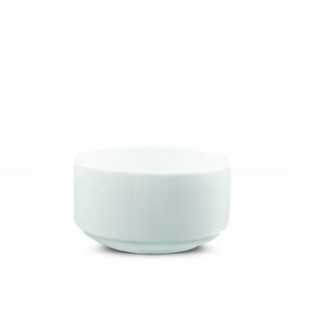 Bowl round ivory porcelain...