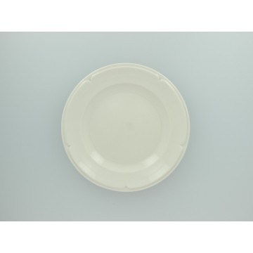 Dinner plate round ivory...