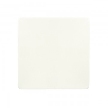 Dinner plate square ivory...