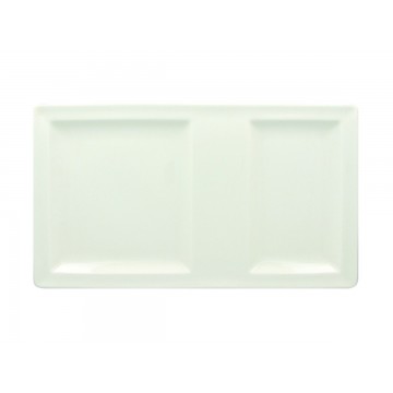 Plate with compartments...