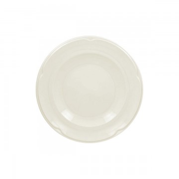 Dinner plate round ivory...