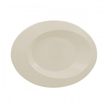 Soup plate oval ivory...