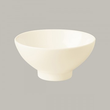 Dish round ivory porcelain...