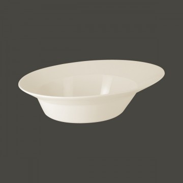 Bowl round ivory porcelain...