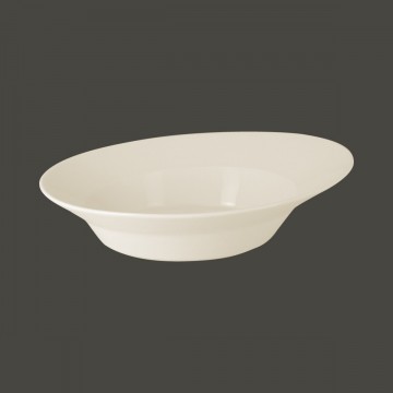 Bowl round ivory porcelain...