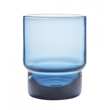 Short glass blue 22 cl...