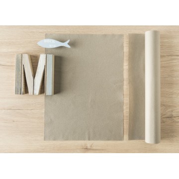 Table runner grey cellulose...