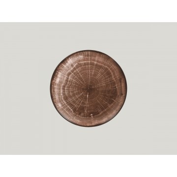 Flat coupe plate round oak...