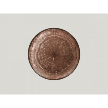 Flat coupe plate round oak...