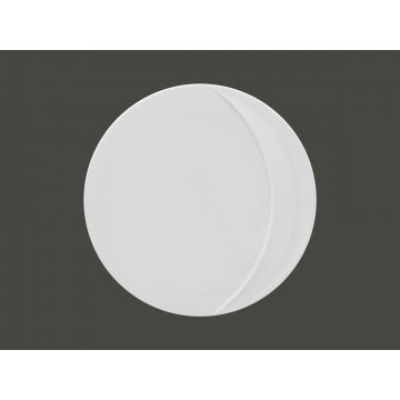 Dinner plate round white...