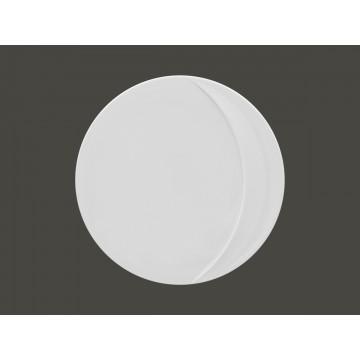 Dinner plate round white...