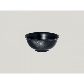 Bowl round black porcelain...