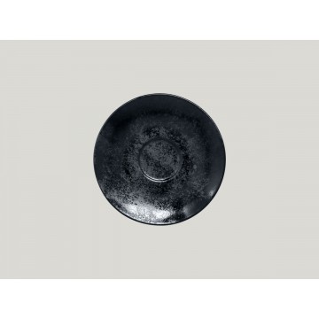 Saucer round black...