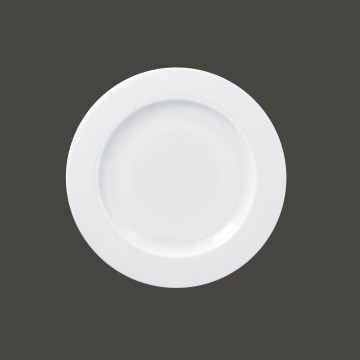 Dinner plate round white...