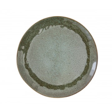 Dinner plate round green...