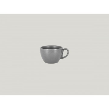 Teacup round grey porcelain...