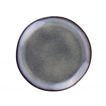 Flat coupe plate round grey...