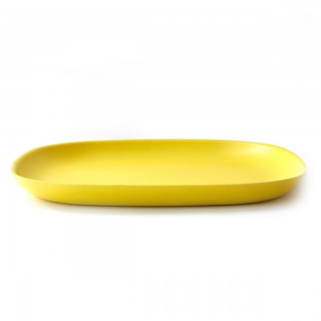 Dinner plate square yellow...