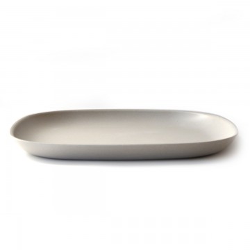 Dinner plate square grey...