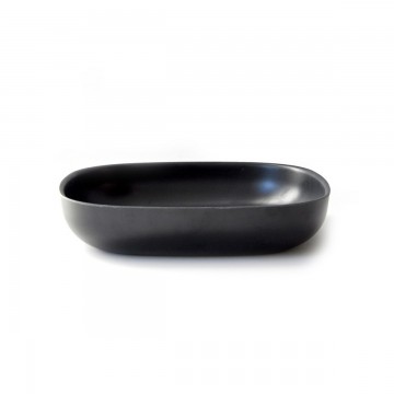 Soup plate square black...