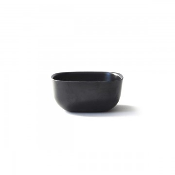 Bowl square black bamboo...
