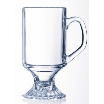 Mug round transparent glass...