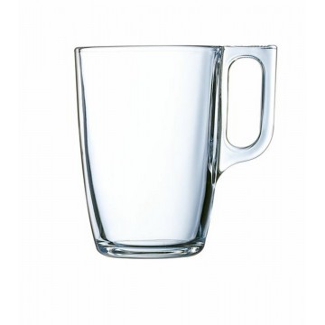 Mug round transparent glass...
