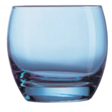 Short glass blue 32 cl...