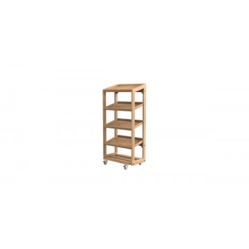 Shelf oak 57.4x40x119.7 cm...