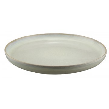 Dinner plate round white...