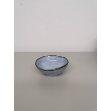 Bowl round blue stoneware Ø...