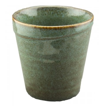Pot green stoneware Ø 10 cm...