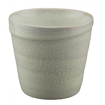 Pot round white stoneware Ø...