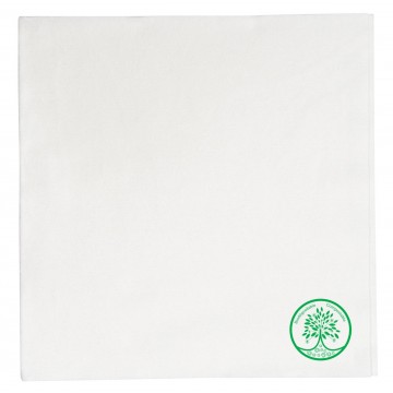 Napkin white spunlaid 40x40...
