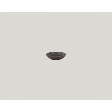 Soup plate round brown...