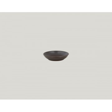 Soup plate round brown...