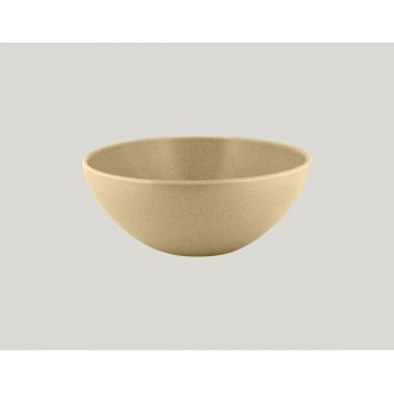 Bowl round beige porcelain...