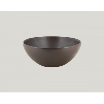 Bowl round brown porcelain...