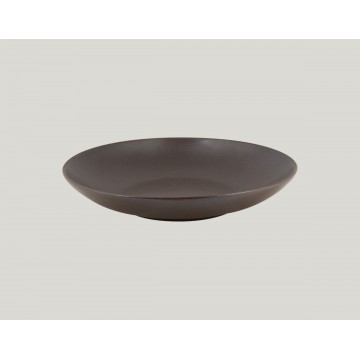 Soup plate round brown...