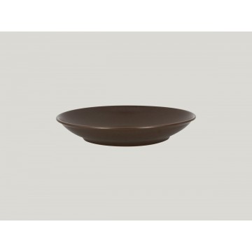 Soup plate round brown...