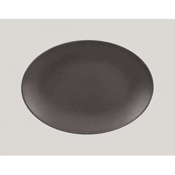 Dish oval brown porcelain...