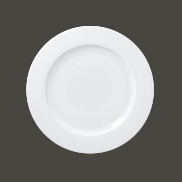 Dinner plate round white...