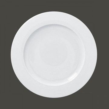 Dinner plate round white...