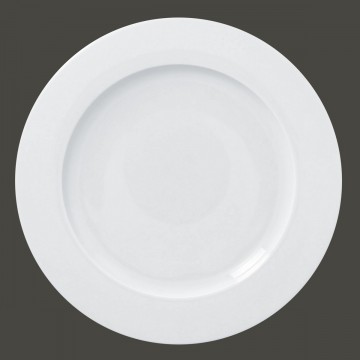 Dinner plate round white...