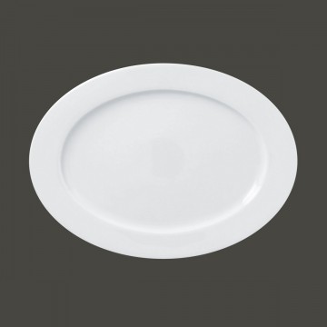 Dish oval white porcelain...