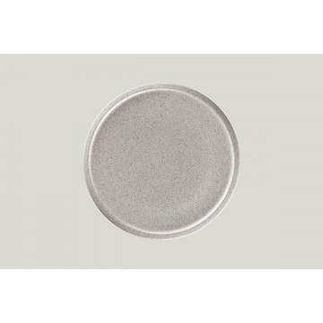 Flat coupe plate round grey...