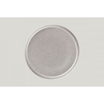 Flat coupe plate round grey...