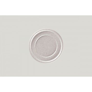 Dinner plate round grey...