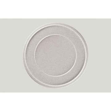 Dinner plate round grey...